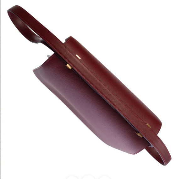 Image 1 of Borsa HERMES Constance en Cuir Rouge - 103287