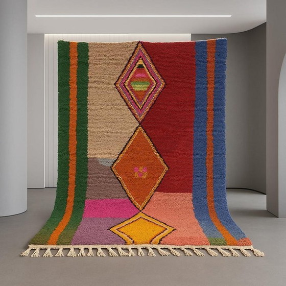Image 1 of Tapis berbères veelkleurige en laine 250cmx150cm