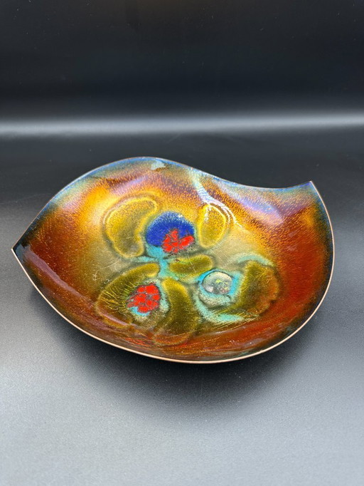 Laurana Italia enamel on copper dish