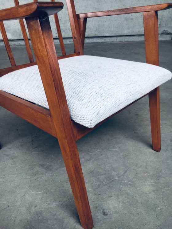 Image 1 of Ensemble de fauteuils de style hollandais moderne du milieu du siècle, Pays-Bas, années 1950