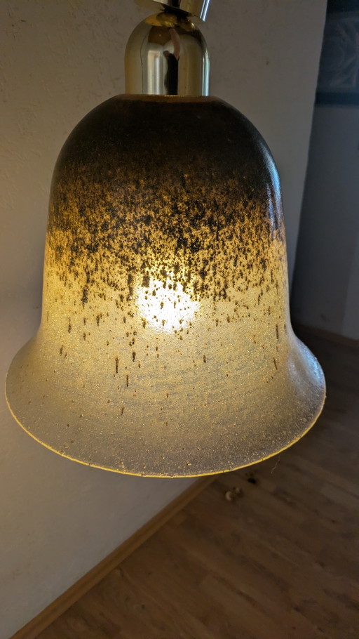 Lampada a sospensione vintage in vetro Peill & Putzler anni '70, stile Mid-Century, tonalità verde chiaro (photo 2 of 9)
