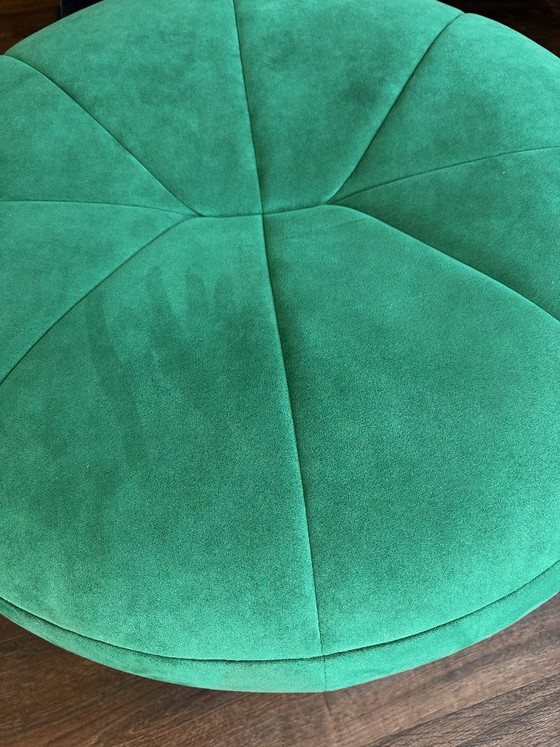 Image 1 of Pouf pouf Ligne Roset blu verde petrolio