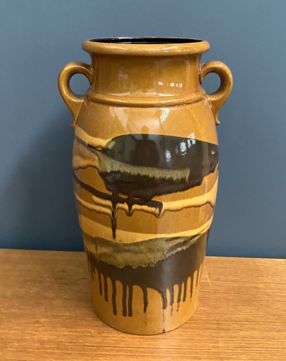 Image 1 of Xl Scheurich vase brown model 220-44 1970s