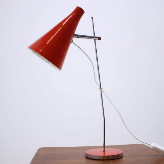 Image 1 of Metallene Tischleuchte von Josef Hurka für Lidokov, Tschechische Republik, 1960er Jahre