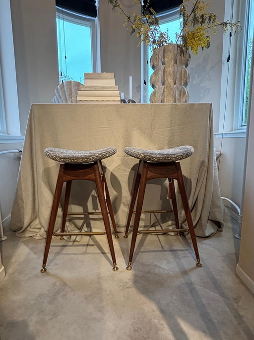 Overgaard & Dyrman Tabouret de comptoir circulaire 68