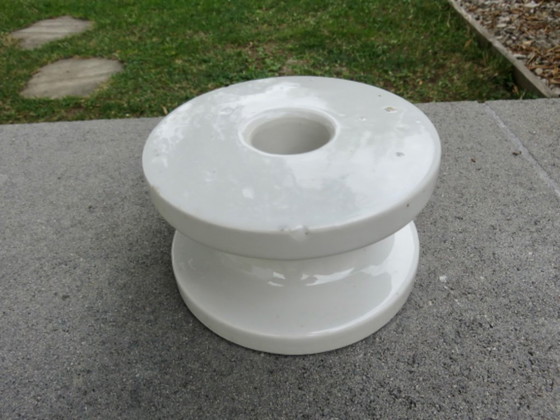 Image 1 of Isolatore elettrico in ceramica XXL del marchio francese "cgec", metà del XX secolo