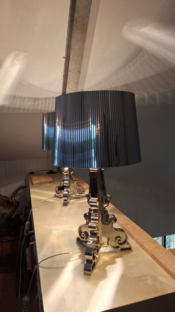 Set di lampade da tavolo Kartell Bourgie argento – Metallo, Plastica (photo 8 of 15)