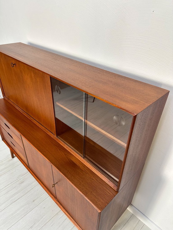 Image 1 of 1960s Teak Sideboard / Highboard ‘Vario 150’ by Rex Raab for Wilhelm Renz – Mid-Century Cabinet