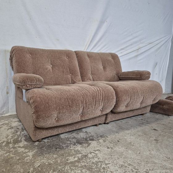 Image 1 of Vintage 70s 6-piece modular seating, sofas, element sofa