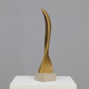 Organic handmade wooden sculpture by Morales, 20th century