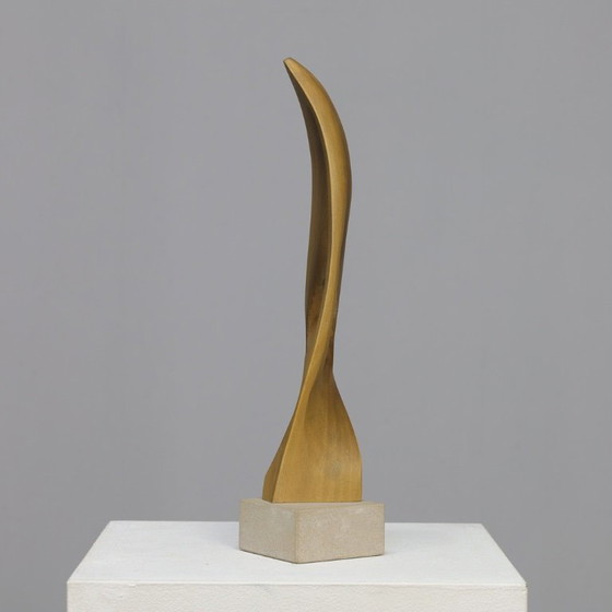 Image 1 of Organic handmade wooden sculpture by Morales, 20th century