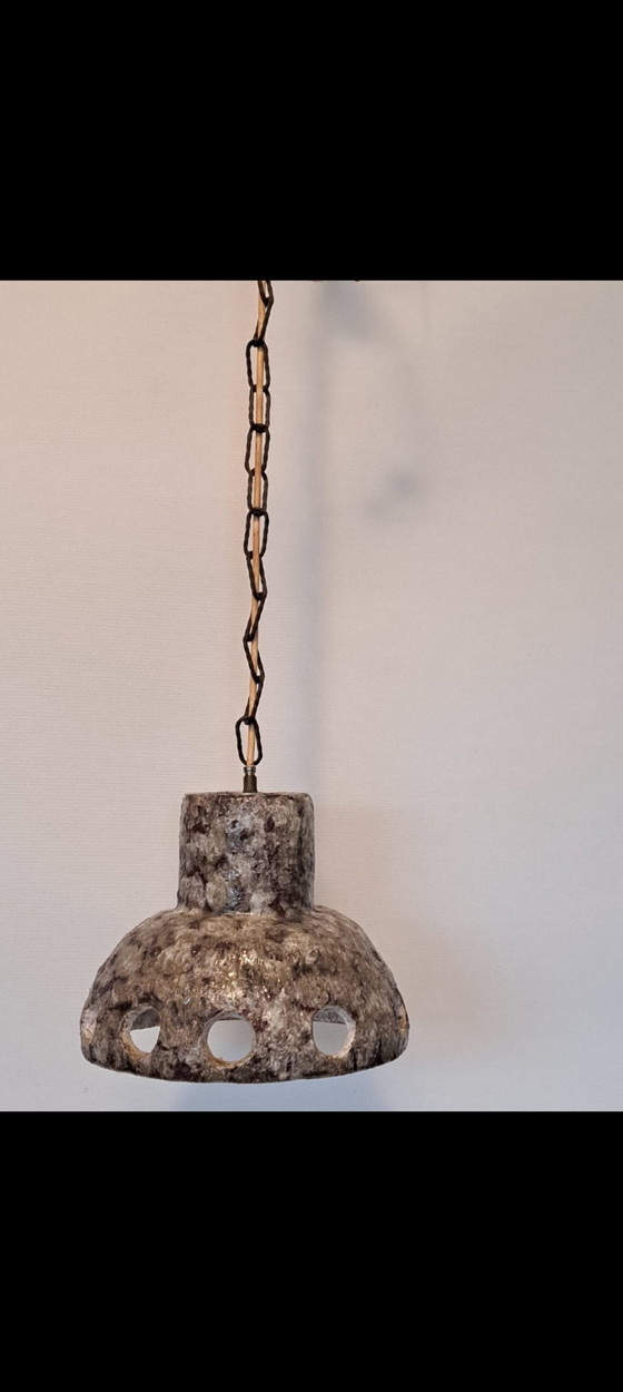 Image 1 of Lampada a sospensione in ceramica danese anni &#39;70