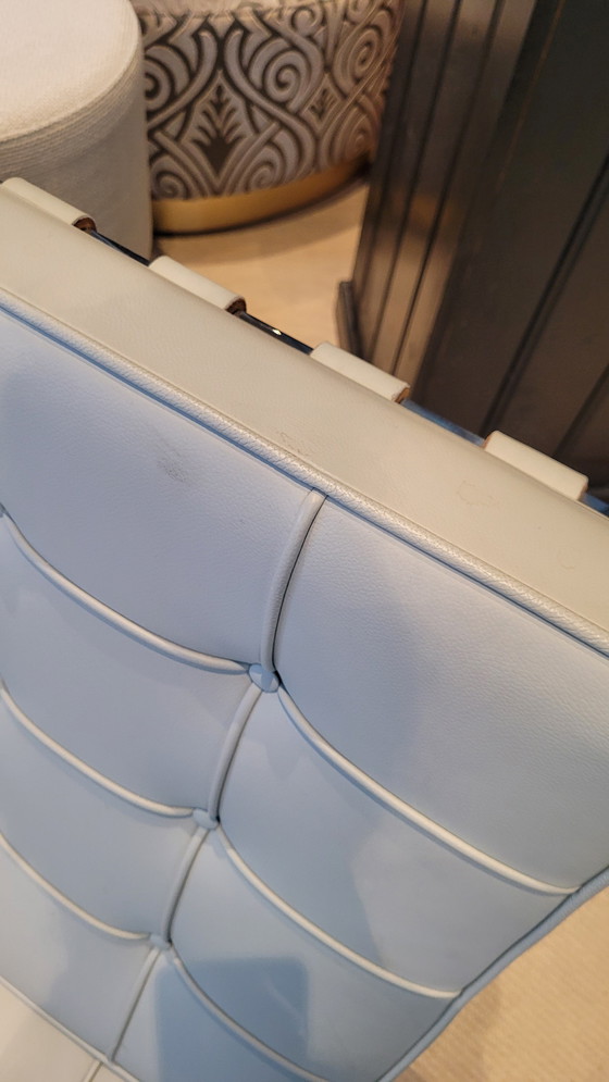 Image 1 of Knoll Barcelona Chair soft gray