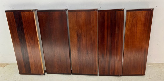 Image 1 of Kai Kristiansen Rosewood Shelves For Feldballes, 1960s.