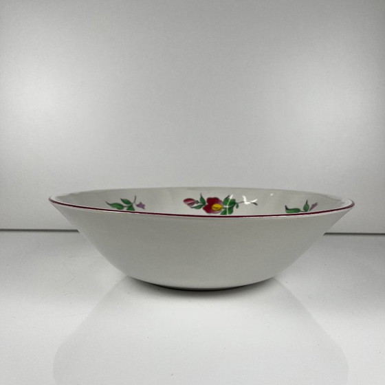 MM Salad Bowl, Réverbère Model by KG Lunéville, tulip motif – Crockery, Ceramic (photo 3 of 8)
