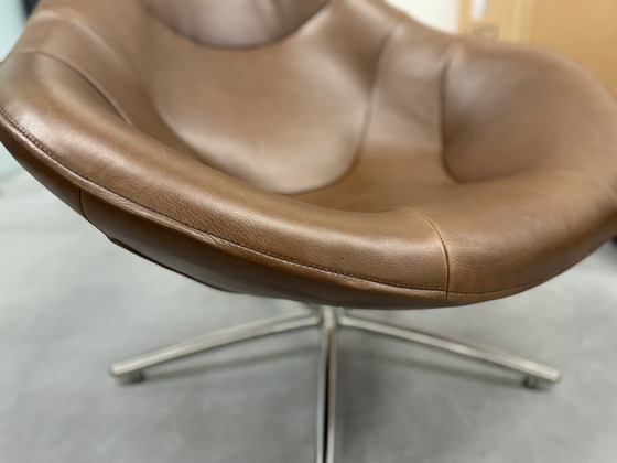 Image 1 of Label Vandenberg Hidde fauteuil met Gin poef Bovino dark Brown