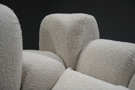 Image 1 of Zeldzame vintage Dromadaire sectionele bank van Hans Hopfer voor Roche Bobois Frankrijk