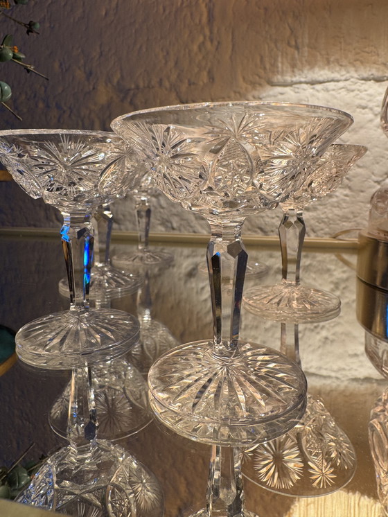 Image 1 of Antichi bicchieri da liquore in cristallo Le Creusot