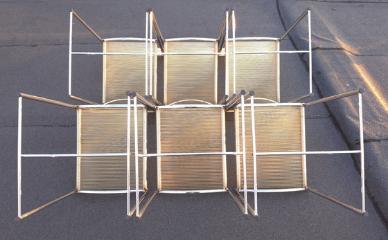 6 sedie modello 101 "Spaghetti" di Belotti per Alias, anni '80 – Sedie da pranzo, Metal, Plastic (photo 5 of 10)