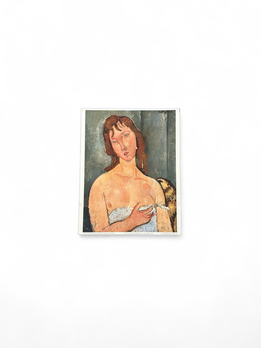 Amedeo Modigliani Juene Femme litografía copia original Kunstkreis Lucerna París
