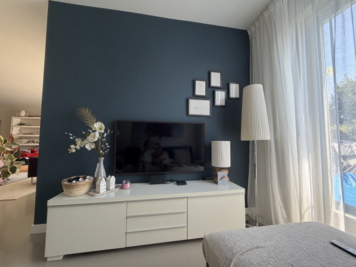 Meubles tv Ikea Besta Burs 180cm avec plateau en verre