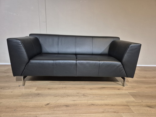 30% DISCOUNT - Showmodel-Rolf Benz Linea - 2 Seater Sofa-Black