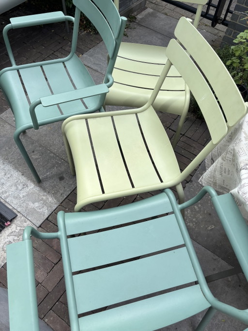 4x Sillas de jardín Fermob Luxemburgo – tuinstoelen, rvs (photo 2 of 5)