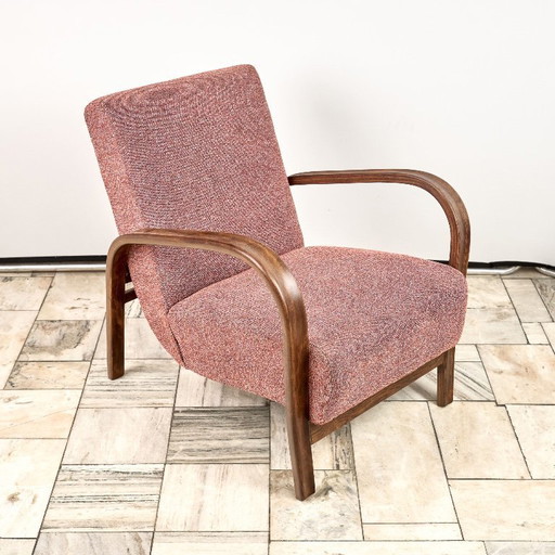 Poltrona di K. Kozelka & A. Kropacek, Interier Praha, anni '50, Cecoslovacchia