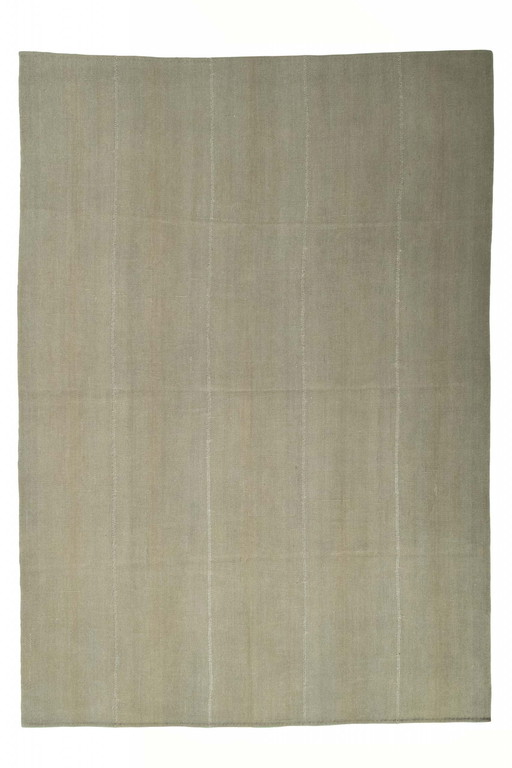 Hand-woven Mazandaran kilim - 352 x 248 cm - Simple design in natural tones