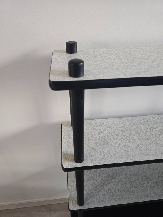 Image 1 of Vintage Stokkenrek met Formica 1959