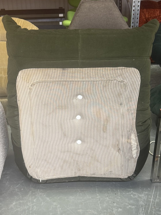 Image 1 of Ligne Roset Togo 1 posto in velluto verde scuro