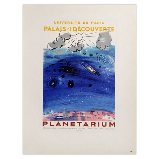 Raoul DUFY Poster AF 1956 - Planetarium 1959 – Paper (photo 2 of 5)