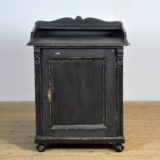 Image 1 of Black Pine cabinet, circa 1900