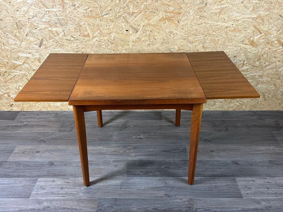 Image 1 of 60's 70's Teak Dining Table Table de salle à manger Par Burchardt-Nielsen Made In Denmark
