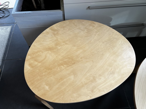 Image 1 of IKEA SVALSTA 1999 Set Salontafels Bijzettafels Berkenhout Scandinavisch