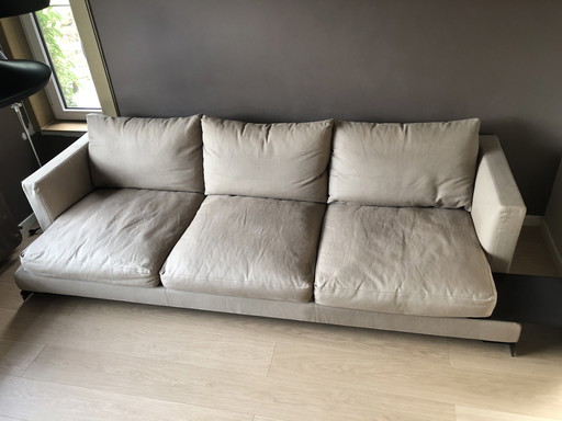 Canapé, ottoman et table d'appoint Flexform Long Island 05