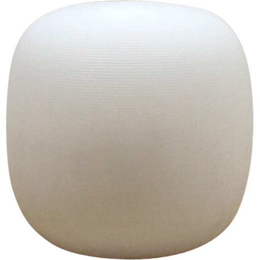 Pouf vintage Pandora en plastique blanc par Frederico Raverso pour Myyeur