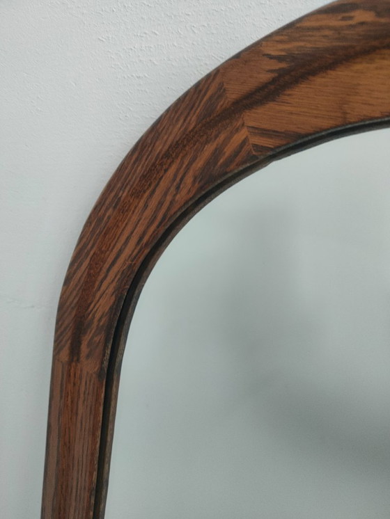 Image 1 of (1m) Hoge vintage jaren 60 wandspiegel (Scandinavische stijl)