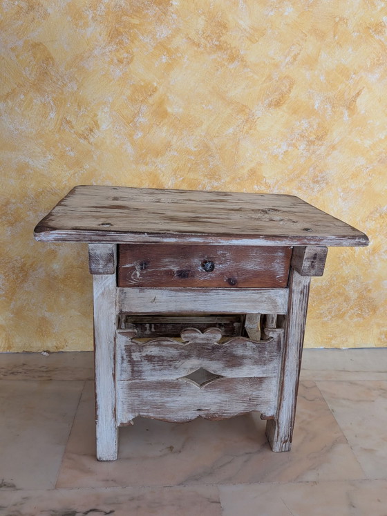 Table d'appoint ancienne – Tables d'appoint, Bois (photo 14 of 14)