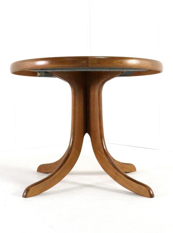 Image 1 of Compact 2x extendable dining table 'Mannheim' vintage