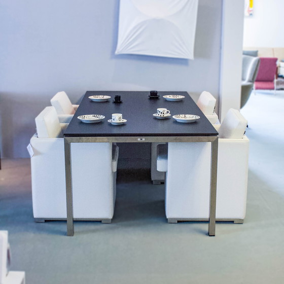 Image 1 of Manutti Trento dining table - 220x105 with Zendo chair (set of 4)