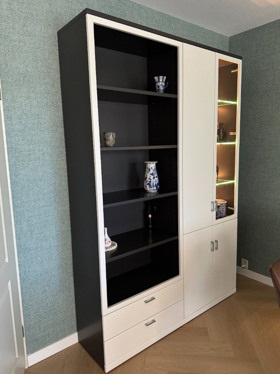 Musterring Kira 24 Wall System Premium Quality, Modern Design – Display cabinets, Wood, Glass (photo 3 of 7)