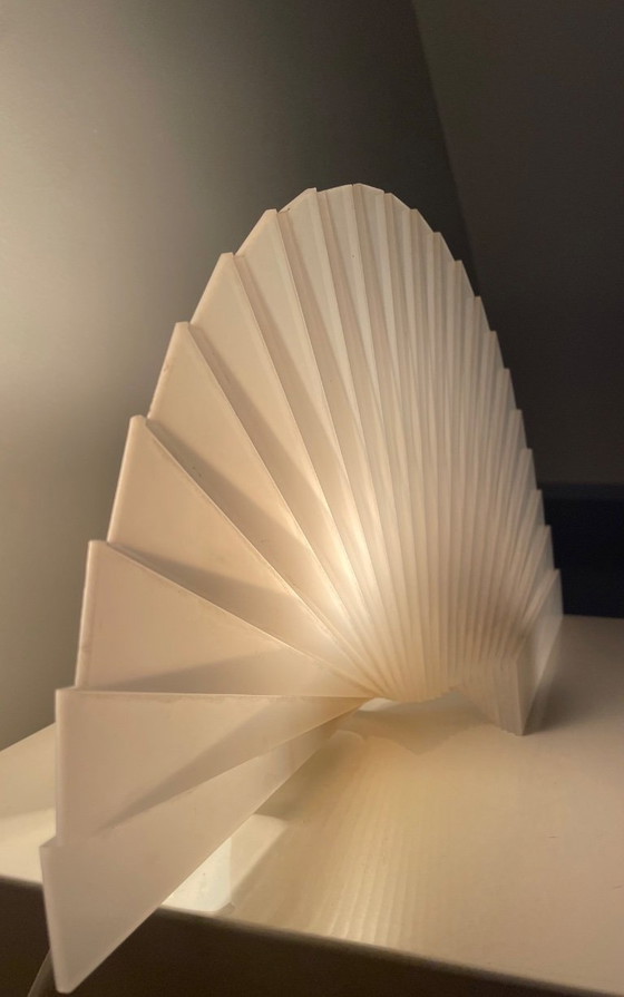 Image 1 of Designer table lamp – Fan model (Italy, ca. 1970–1980)