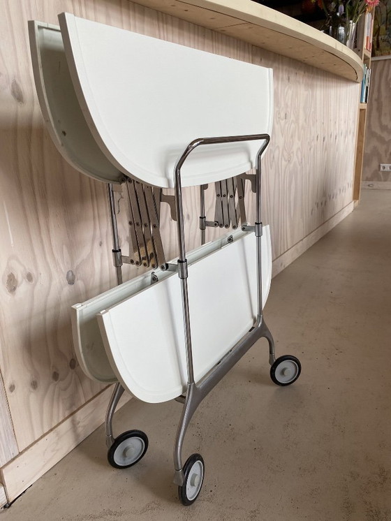 Image 1 of Kartell Folding Trolley Table/Coffee Table/Serving Trolley