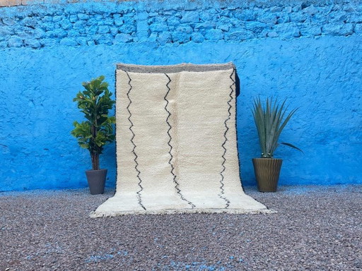 Tappeto tradizionale marocchino in pura lana, misura 2/3 m