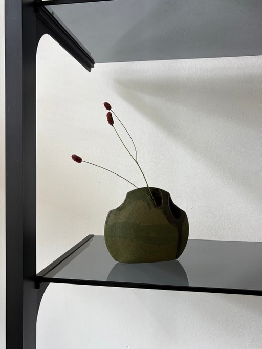Jarrón de cerámica vintage – vazen, Ceramic, Abstract