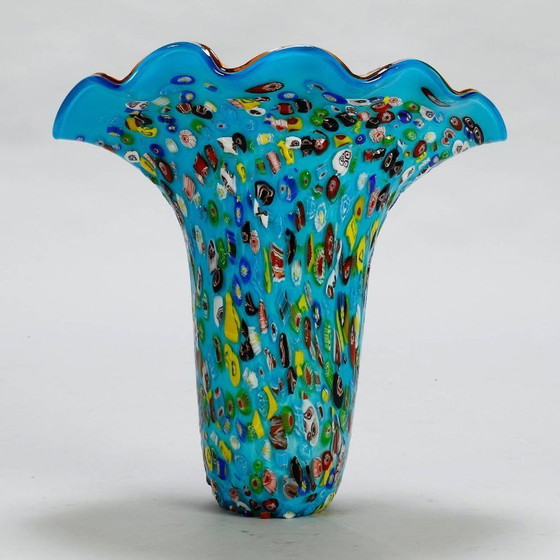 Image 1 of Grand vase style Millefleur Murano