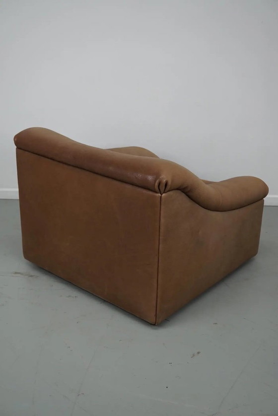 Image 1 of The Sede DS46 Lounge Armchair in Brown/Beige Buffalo Leather, Switzerland