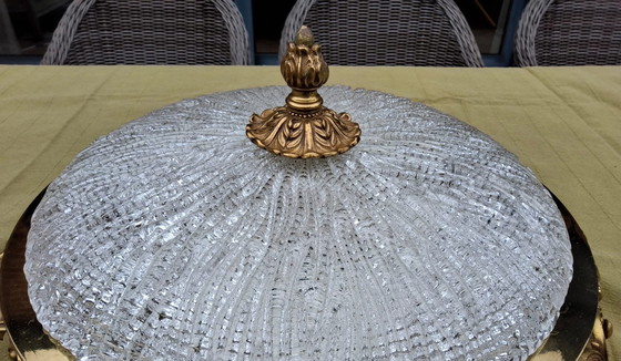 Image 1 of Beautiful vintage German ceiling lamp, Hollywood Regency style j60/70