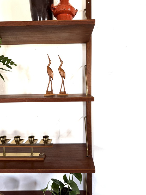 Image 1 of Sistema a parete vintage in teak, Poul Cadovius '60